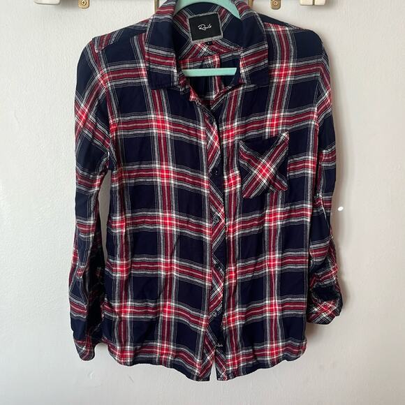 Rails plaid button down shirt. Size L - Picture 1 of 7